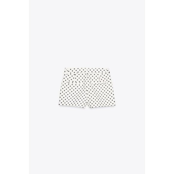 ZARA MINI POLKA DOT SHORTS - Picture 4 of 5